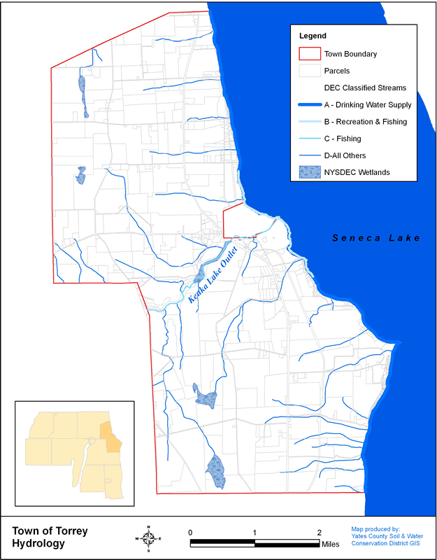 Hydrology Town Of Torrey Maps